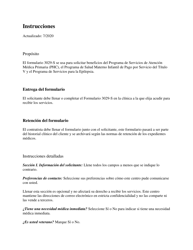 Document preview: Instrucciones para Formulario 3029-S Oficina De Atencion Medica Primaria Y Especializada Solicitud De Beneficios Del Programa - Texas (Spanish)