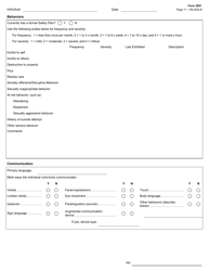 Form 3091 Comprehensive Nursing Assessment - Texas, Page 11