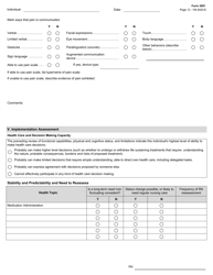 Form 3091 Comprehensive Nursing Assessment - Texas, Page 12
