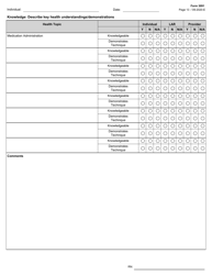Form 3091 Comprehensive Nursing Assessment - Texas, Page 13
