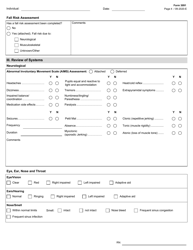 Form 3091 Comprehensive Nursing Assessment - Texas, Page 4
