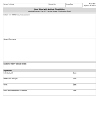 Form 6517 Individual Program Plan (Ipp) Service Review - Texas, Page 16