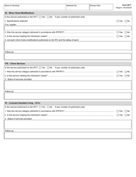 Form 6517 Individual Program Plan (Ipp) Service Review - Texas, Page 6