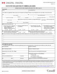 statutory declaration common law canada