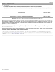 Form IMM5476 Use of a Representative Form - Canada, Page 3