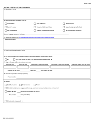 Form IMM5650 Offer of Employment to a Foreign National - Atlantic Immigration Pilot - Canada, Page 2