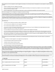 Forme IMM5373 Engagement De Parrainage - Signataires D&#039;entente De Parrainage (Sep) - Canada (French), Page 2