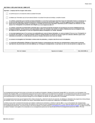 Forme IMM5650 Offre D&#039;emploi Presentee a Un Ressortissant Etranger - Programme Pilote D&#039;immigration Au Canada Atlantique - Canada (French), Page 4