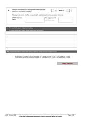 Form LA00 Part A Application Form - Contact and Land Details - Queensland, Australia, Page 6