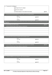Form LA24 Part B Application for Deferral of Rent or Instalment - Queensland, Australia, Page 3