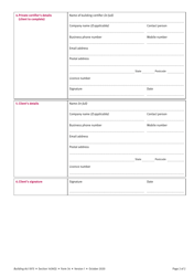 Form 34 &quot;Client Notice to the Private Certifier That the Owner's Details Have Changed&quot; - Queensland, Australia, Page 2