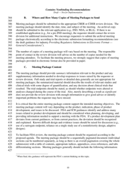 Formal Meetings Between the FDA and Sponsors or Applicants of Pdufa Products - Guidance for Industry, Page 13