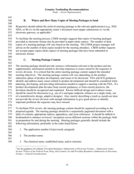 Formal Meetings Between the FDA and Sponsors or Applicants of Pdufa Products - Guidance for Industry, Page 13