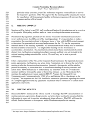 Formal Meetings Between the FDA and Sponsors or Applicants of Pdufa Products - Guidance for Industry, Page 17