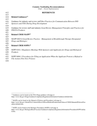 Formal Meetings Between the FDA and Sponsors or Applicants of Pdufa Products - Guidance for Industry, Page 19