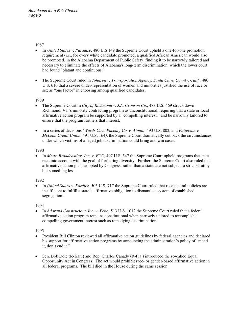 Affirmative Action Fact Sheets - Americans for a Fair Chance, Page 14
