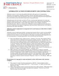 Affirmative Action Fact Sheets - Americans for a Fair Chance, Page 19