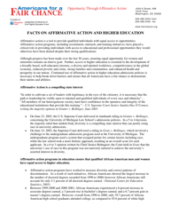Affirmative Action Fact Sheets - Americans for a Fair Chance, Page 22