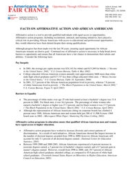 Affirmative Action Fact Sheets - Americans for a Fair Chance, Page 25