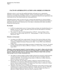 Affirmative Action Fact Sheets - Americans for a Fair Chance, Page 27