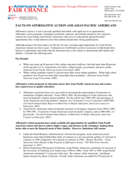 Affirmative Action Fact Sheets - Americans for a Fair Chance, Page 30