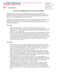 Affirmative Action Fact Sheets - Americans for a Fair Chance, Page 34