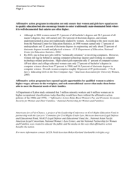 Affirmative Action Fact Sheets - Americans for a Fair Chance, Page 35