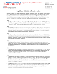 Affirmative Action Fact Sheets - Americans for a Fair Chance, Page 9