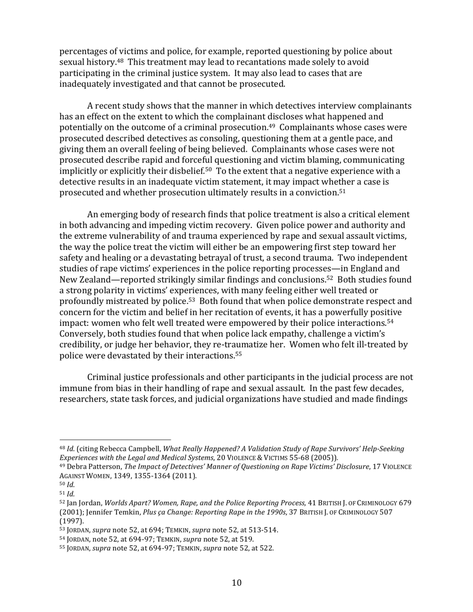 Rape and Sexual Assault in the Legal System - Carol E. Tracy, Terry L. Fromson, Womens Law Project Jennifer Gentile Long, Charlene Whitman, Aequitas, Page 10