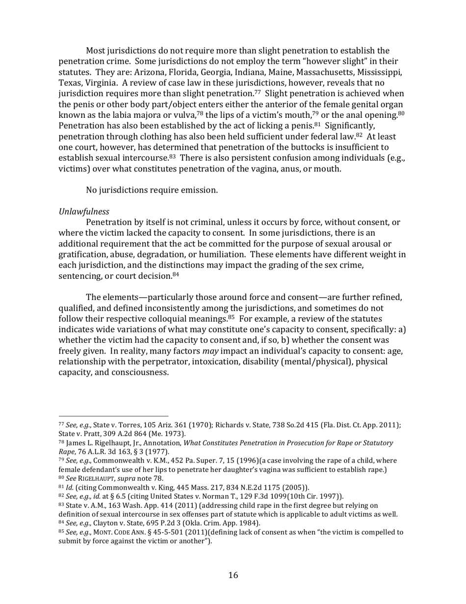 Rape and Sexual Assault in the Legal System - Carol E. Tracy, Terry L. Fromson, Womens Law Project Jennifer Gentile Long, Charlene Whitman, Aequitas, Page 16