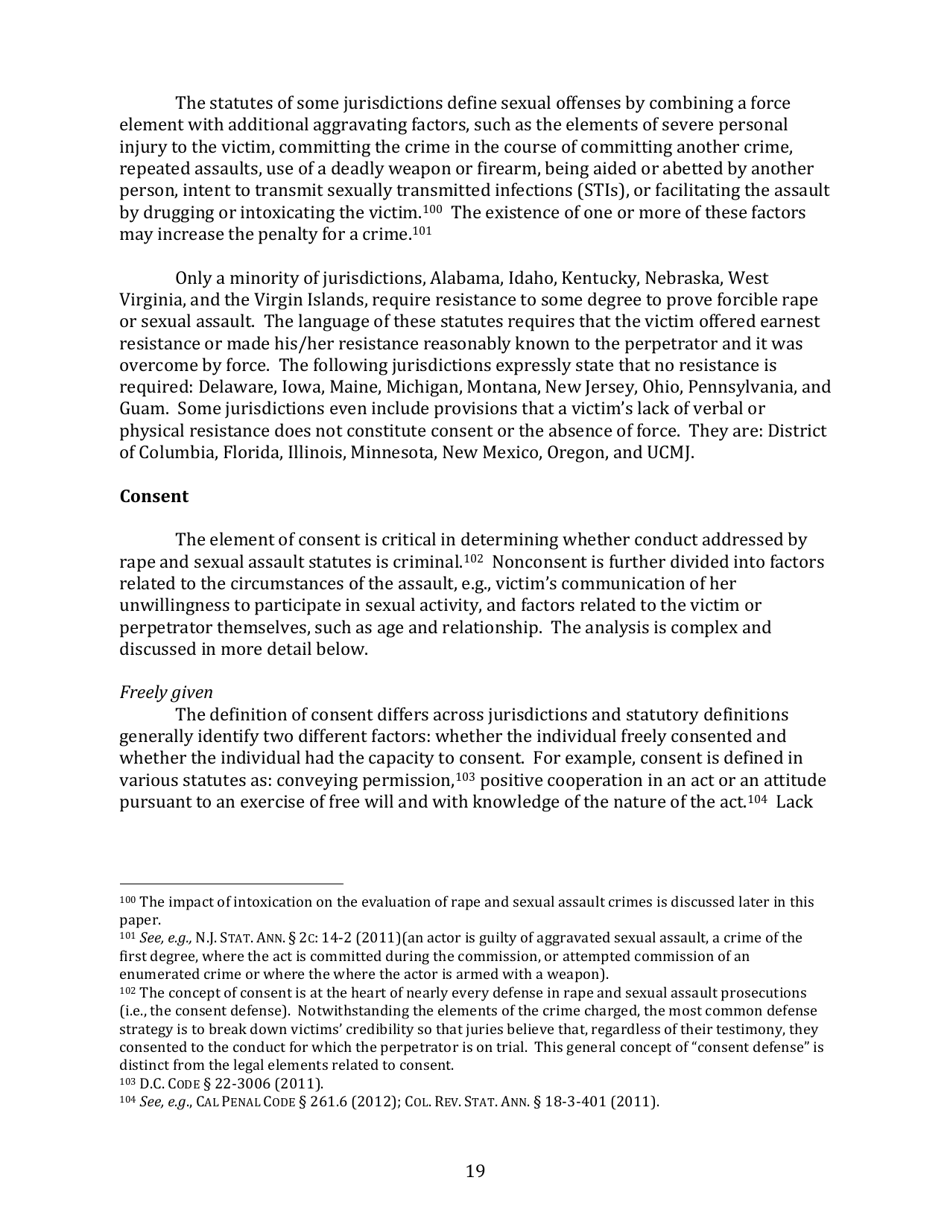 Rape and Sexual Assault in the Legal System - Carol E. Tracy, Terry L. Fromson, Womens Law Project Jennifer Gentile Long, Charlene Whitman, Aequitas, Page 19
