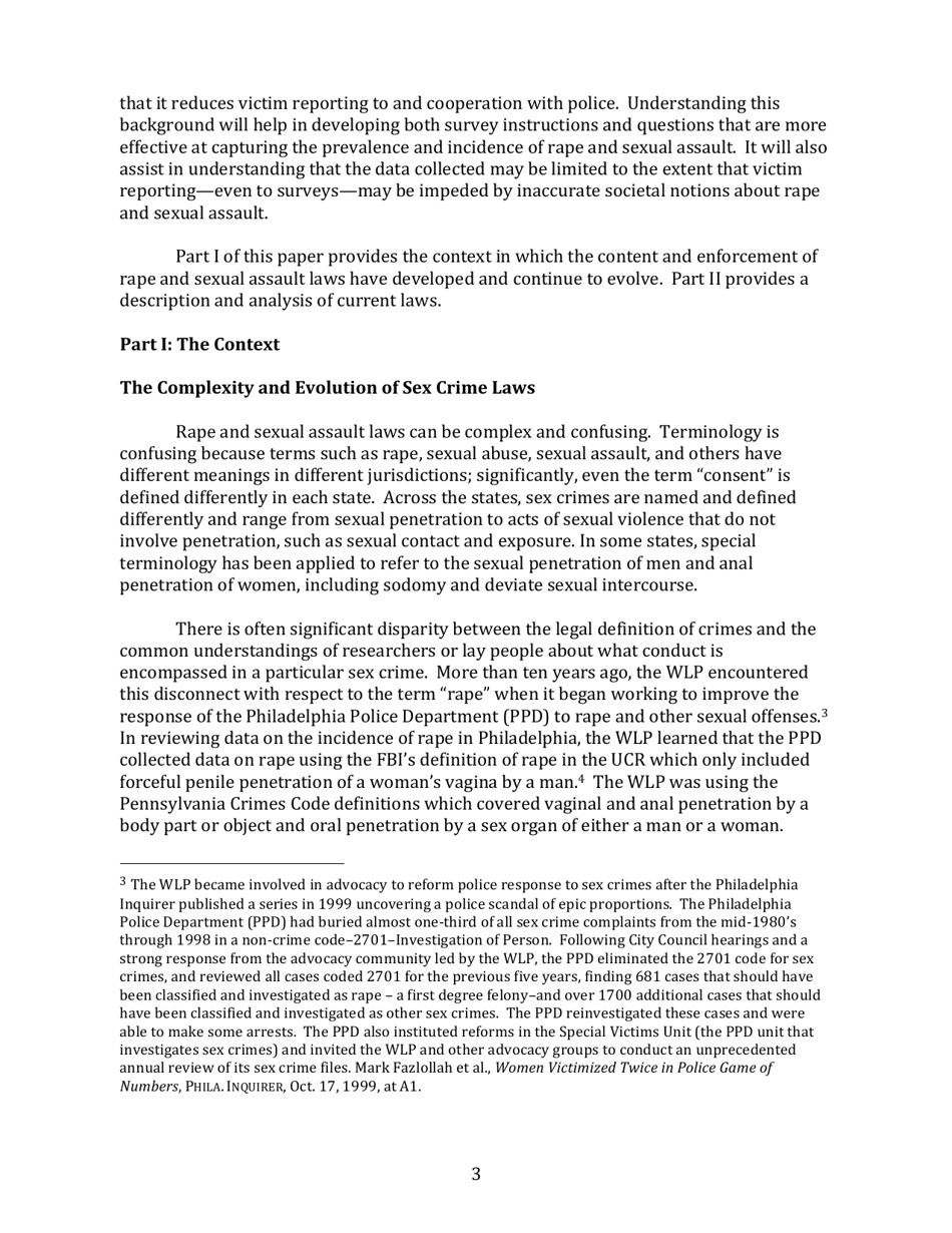 Rape and Sexual Assault in the Legal System - Carol E. Tracy, Terry L. Fromson, Womens Law Project Jennifer Gentile Long, Charlene Whitman, Aequitas, Page 3