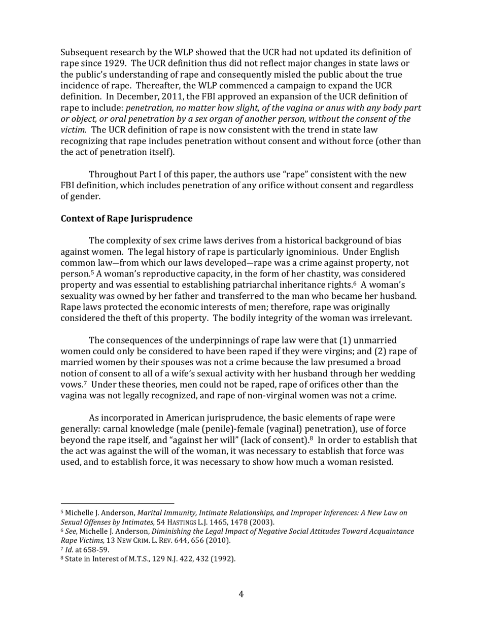 Rape and Sexual Assault in the Legal System - Carol E. Tracy, Terry L. Fromson, Womens Law Project Jennifer Gentile Long, Charlene Whitman, Aequitas, Page 4