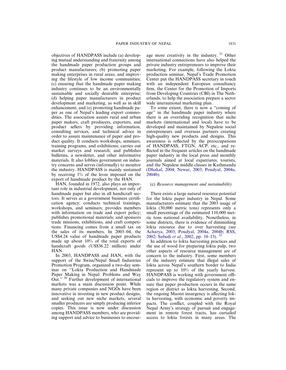 Social Responsibility in the Growing Handmade Paper Industry of Nepal - Elsevier, Page 11