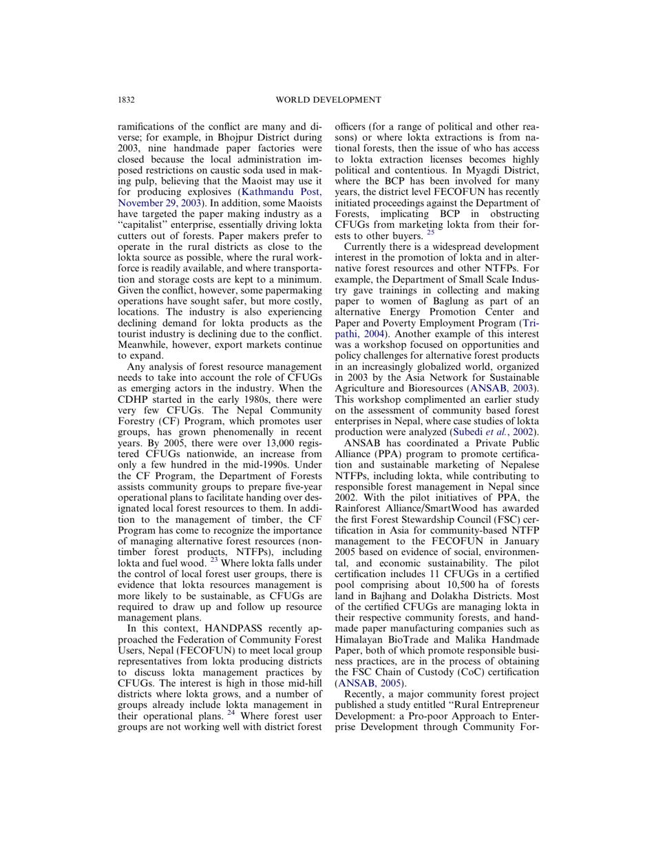 Social Responsibility in the Growing Handmade Paper Industry of Nepal - Elsevier, Page 12