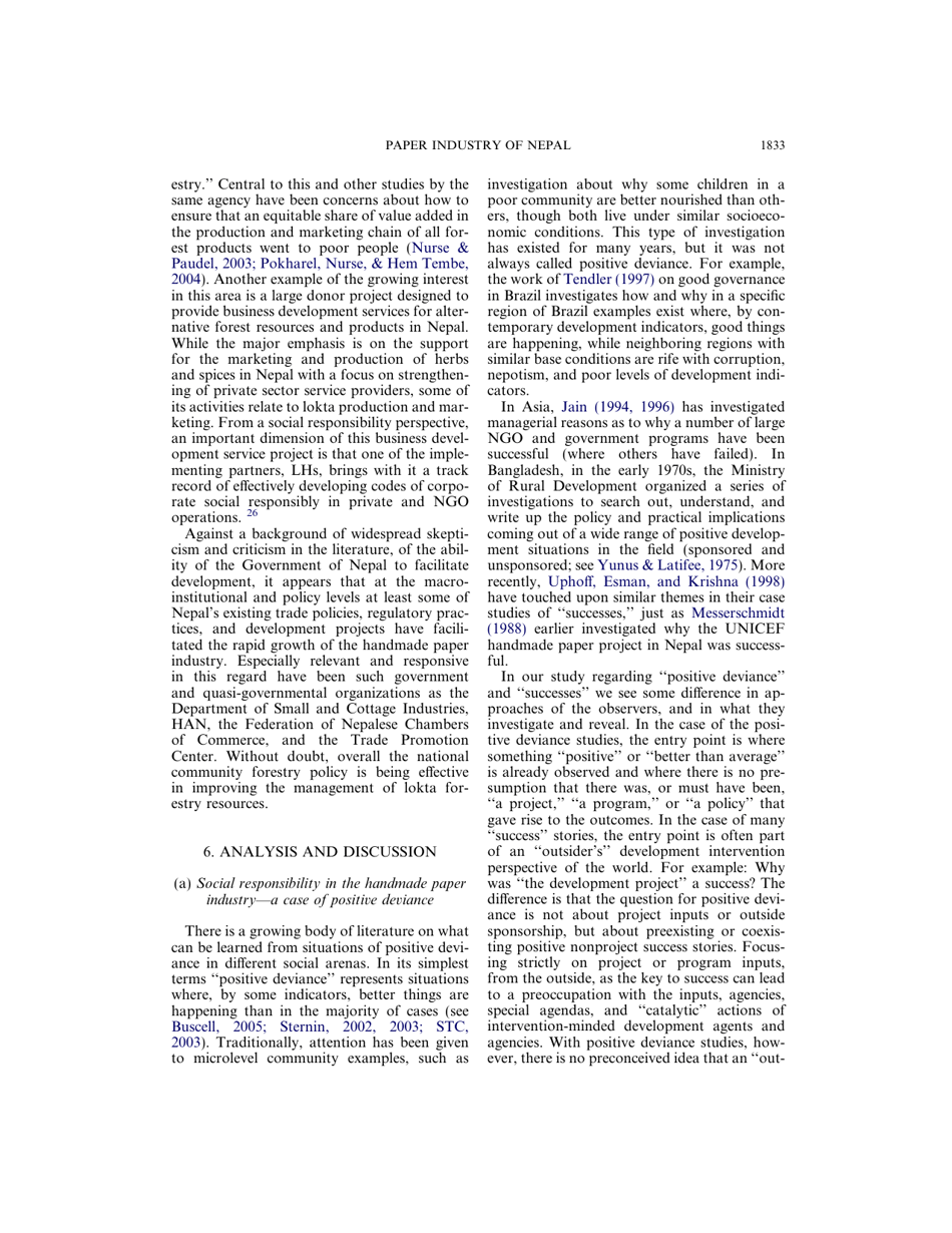 Social Responsibility in the Growing Handmade Paper Industry of Nepal - Elsevier, Page 13