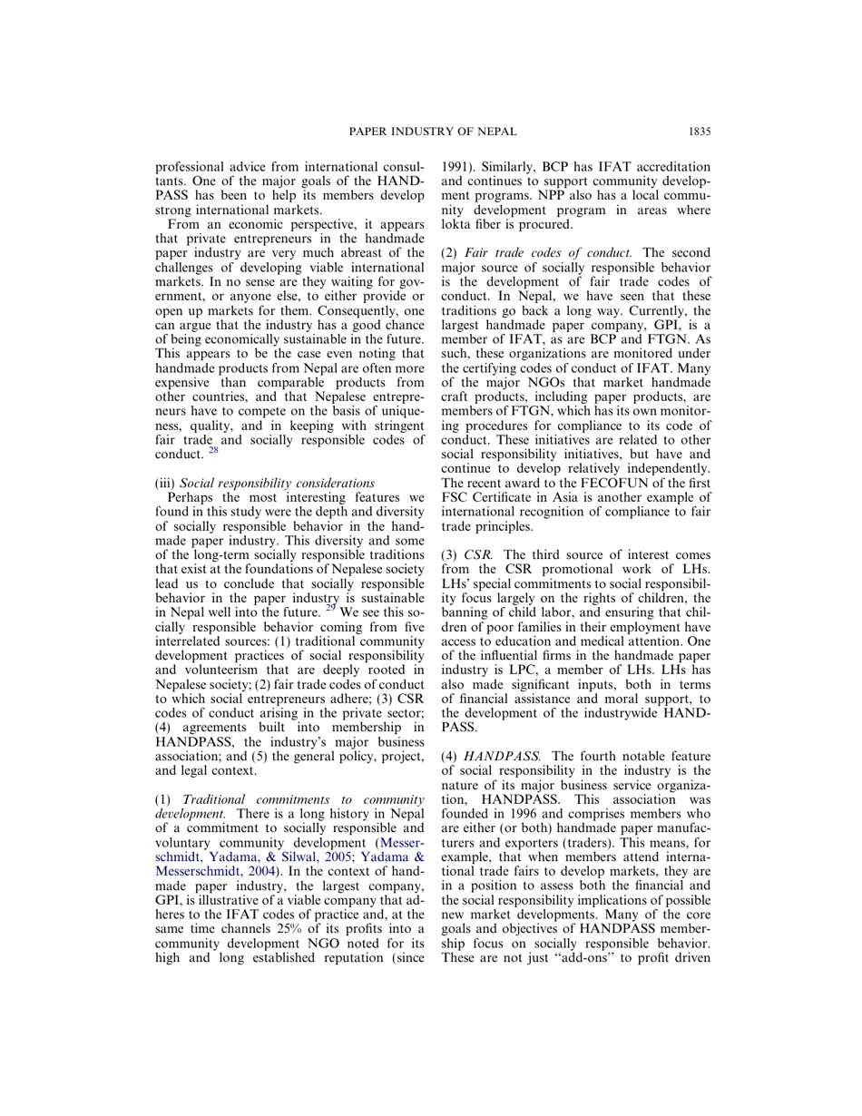Social Responsibility in the Growing Handmade Paper Industry of Nepal - Elsevier, Page 15