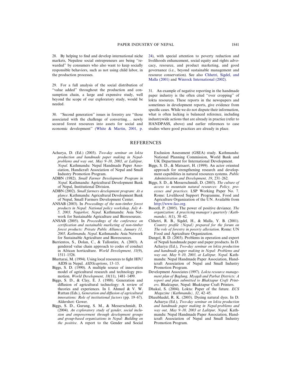 Social Responsibility in the Growing Handmade Paper Industry of Nepal - Elsevier, Page 21