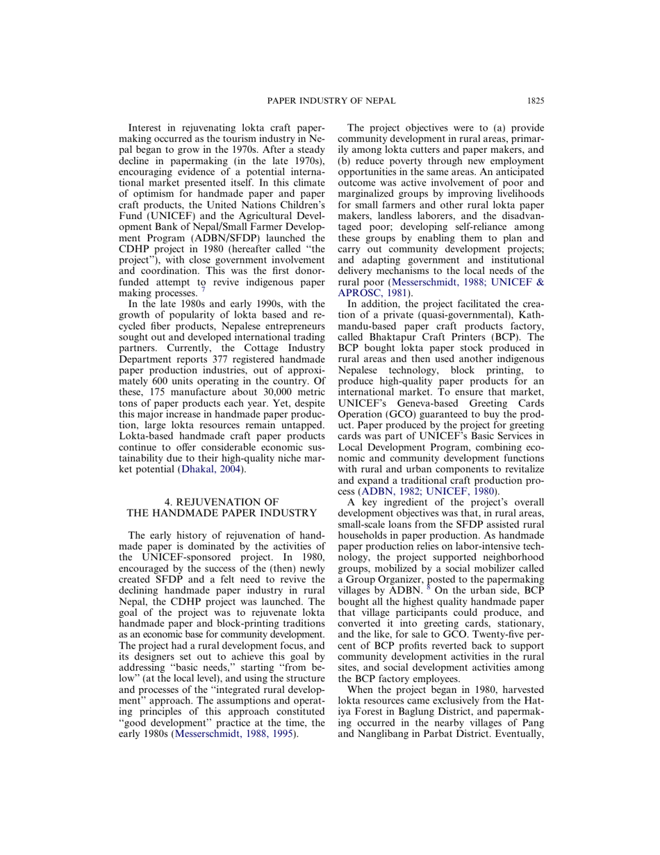 Social Responsibility in the Growing Handmade Paper Industry of Nepal - Elsevier, Page 5