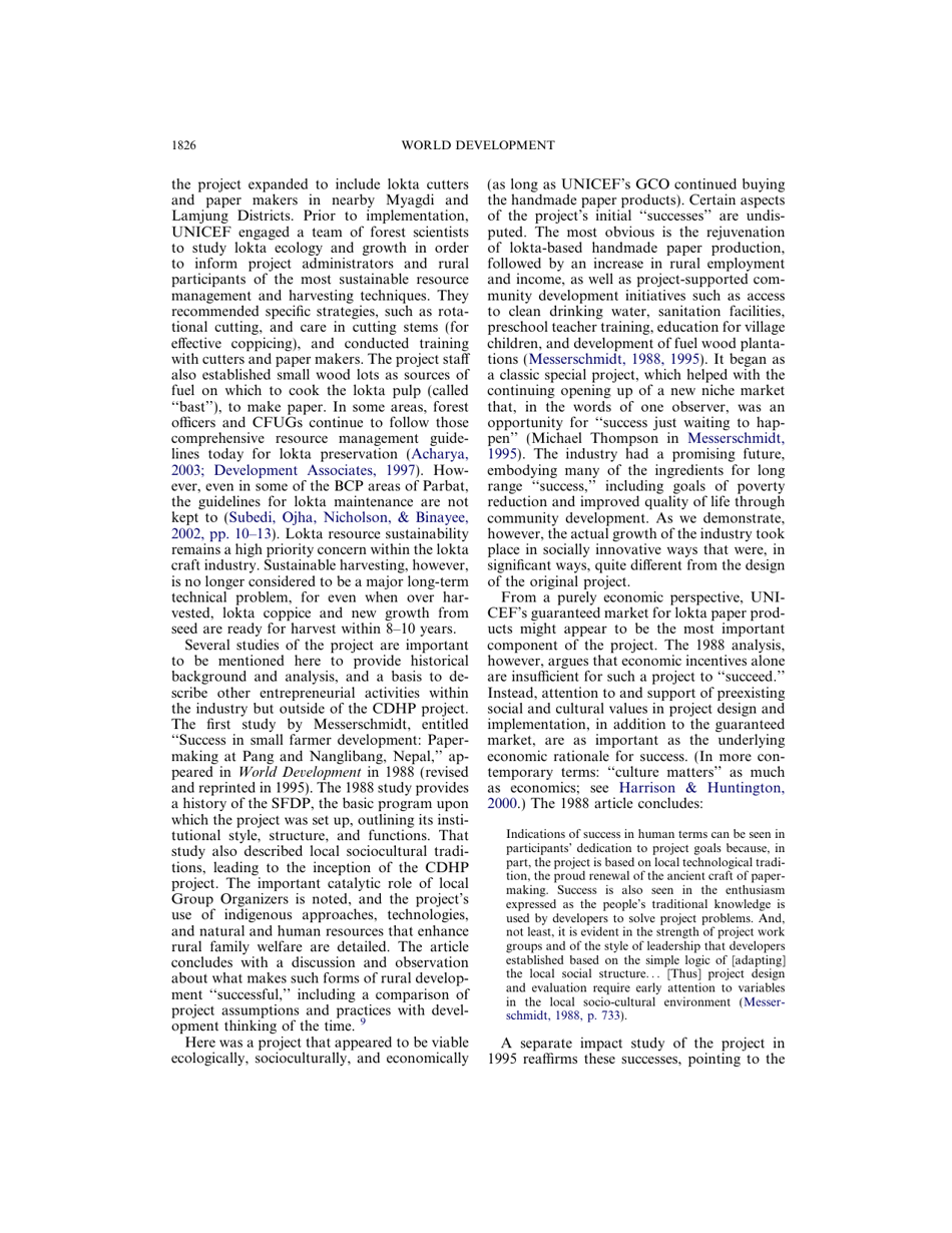 Social Responsibility in the Growing Handmade Paper Industry of Nepal - Elsevier, Page 6