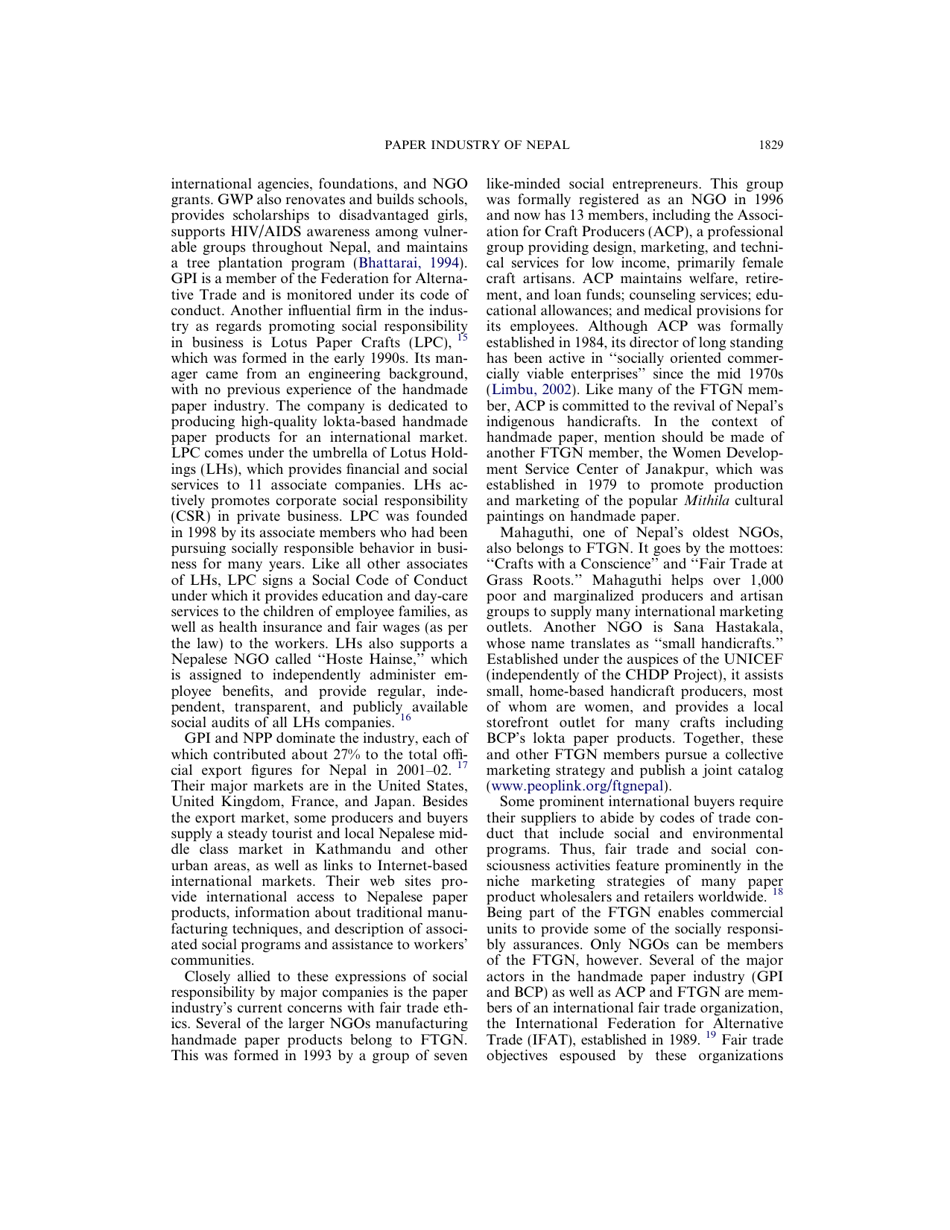 Social Responsibility in the Growing Handmade Paper Industry of Nepal - Elsevier, Page 9