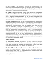 &quot;Corporate Bylaws Template&quot;, Page 9