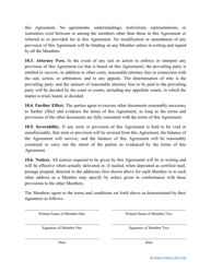 &quot;Limited Liability Company (LLC) Operating Agreement Template&quot;, Page 10