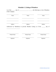 &quot;Limited Liability Company (LLC) Operating Agreement Template&quot;, Page 11
