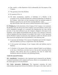&quot;Limited Liability Company (LLC) Operating Agreement Template&quot;, Page 9