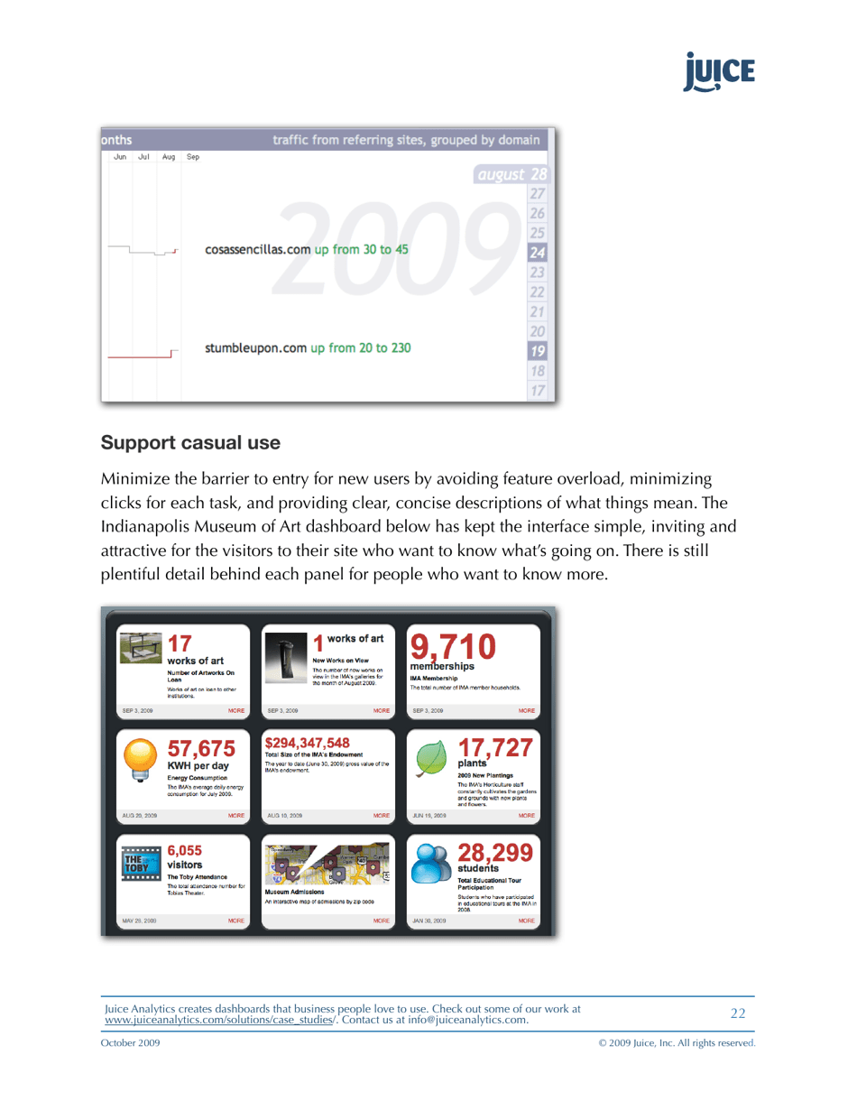 A Guide to Creating Dashboards People Love to Use - Juice Analytics, Page 22