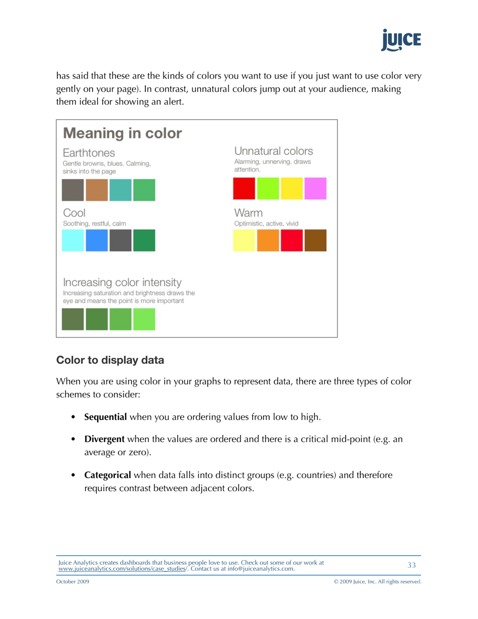 A Guide to Creating Dashboards People Love to Use - Juice Analytics, Page 33