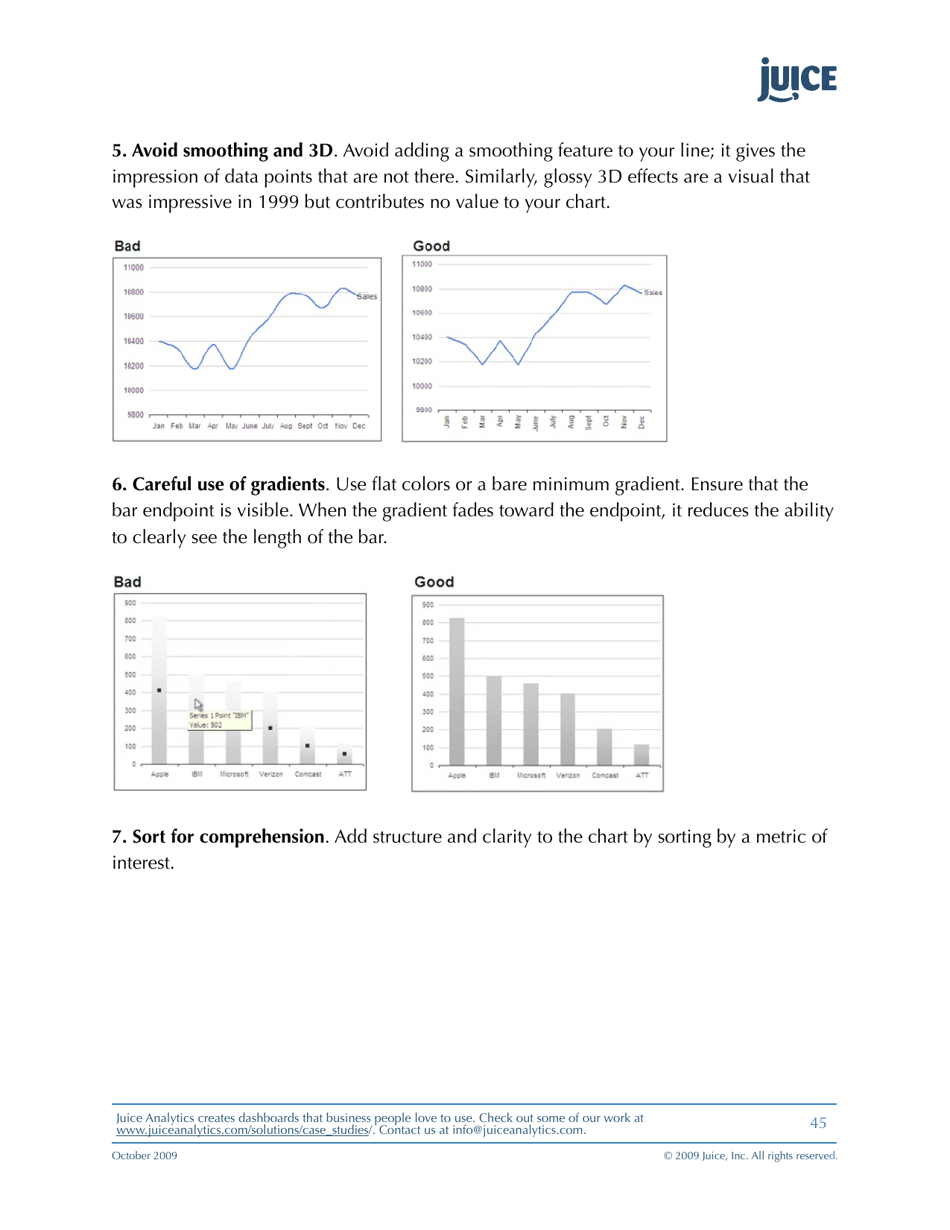 A Guide to Creating Dashboards People Love to Use - Juice Analytics, Page 45