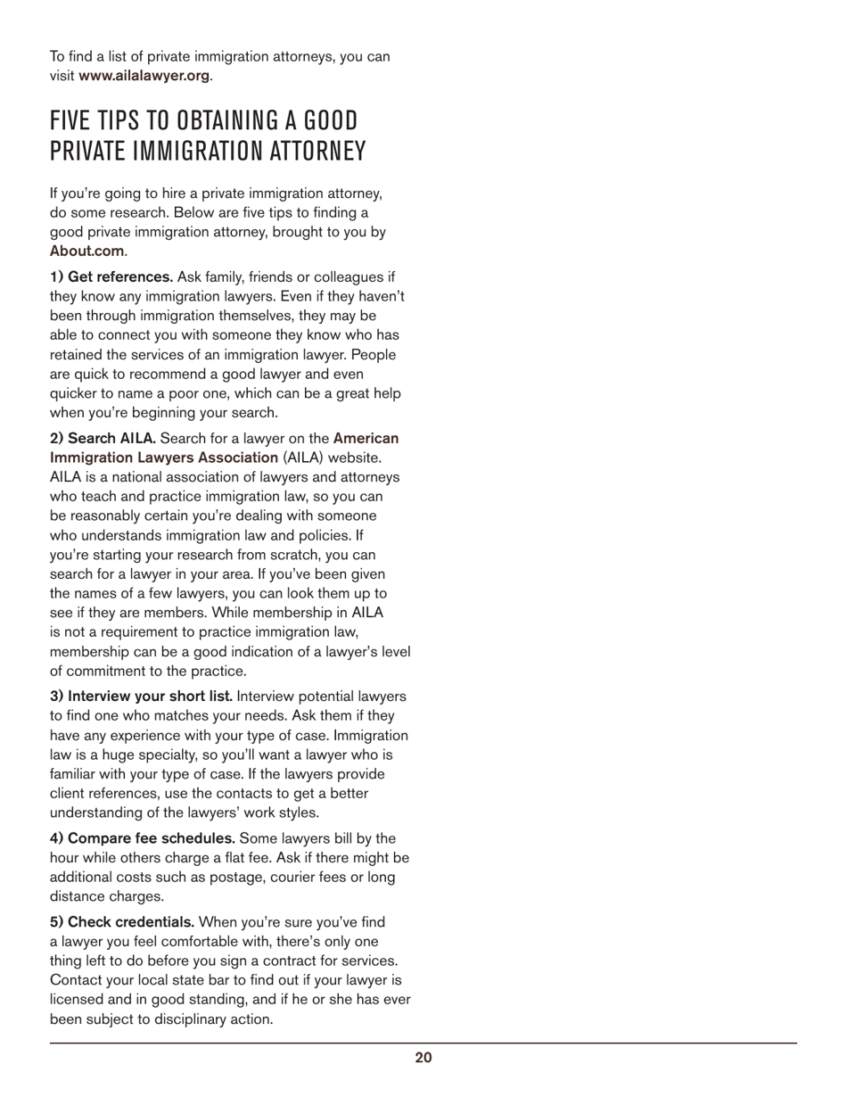 Beyond Deferred Action: Long-Term Immigration Remedies Every Dreamer Should Know About, Page 20
