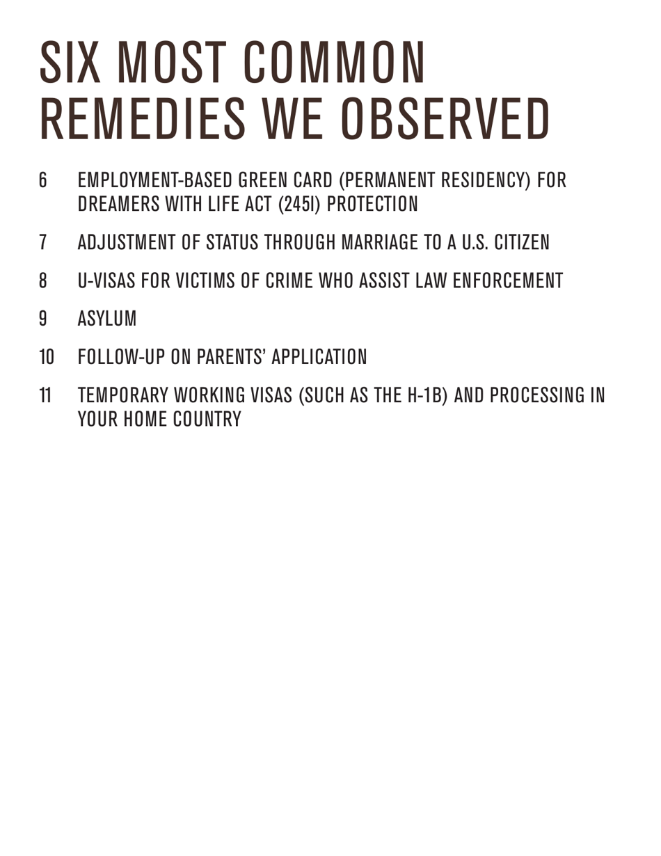 Beyond Deferred Action: Long-Term Immigration Remedies Every Dreamer Should Know About, Page 5